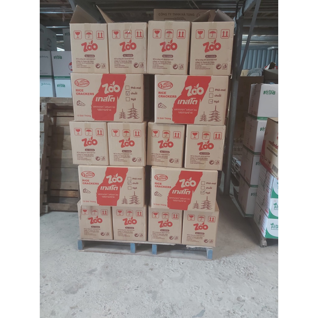 BÁNH GẠO ZOO THÁI LAN ĐỦ VỊ