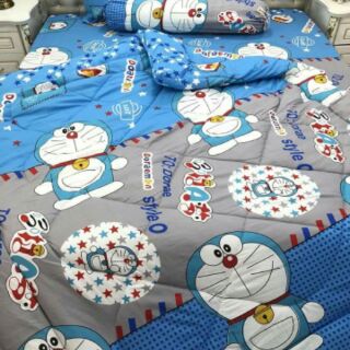 Set Chăn ga gối phao  poly ( người nhện,  khủng long,  doreamon...)