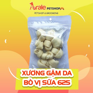 Xương gặm da bò vị sữa 625