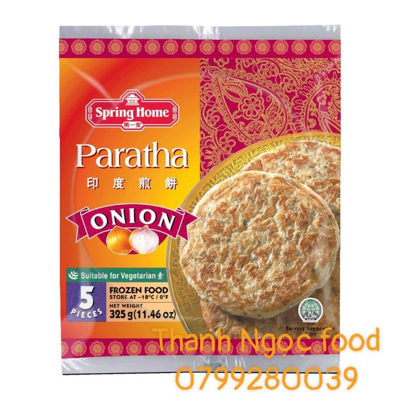 BÁNH PARATHA CỦ HÀNH TAY GIÒN TAN( chỉ giao hàng tphcm)