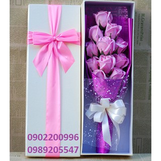 Hoa hồng sáp 11 bông sỉ giá rẻ chỉ từ 120k 1 hộp
