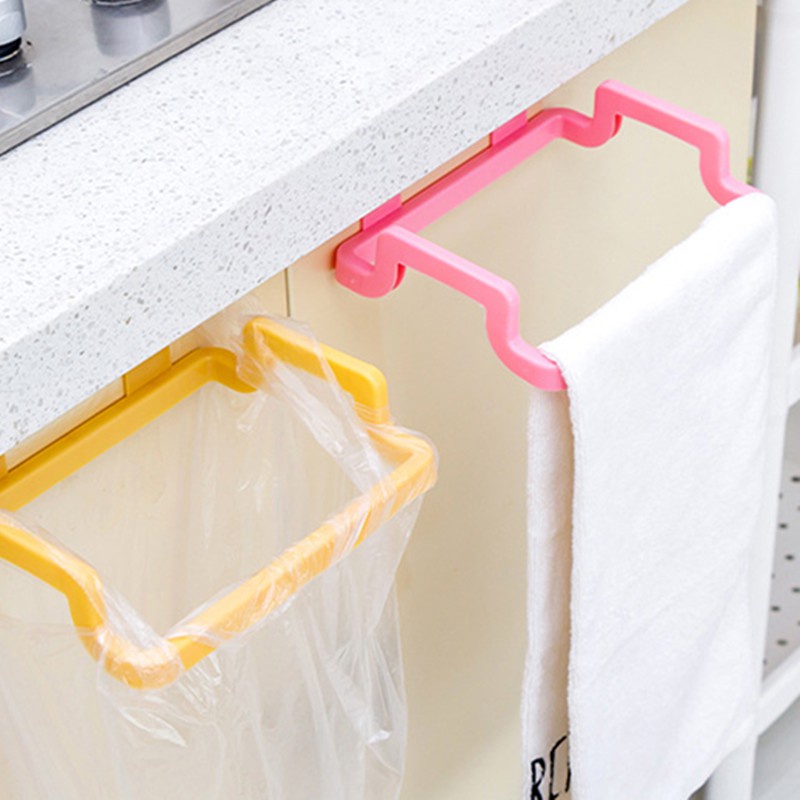 1 Giá Đỡ Túi Rác Gắn Cửa Tủ Chén