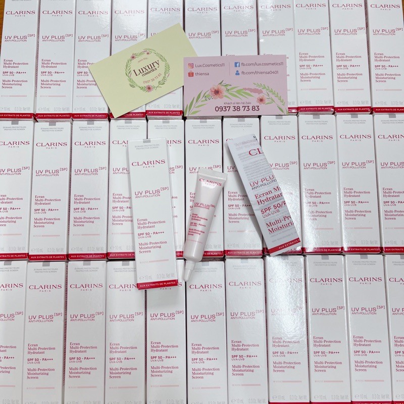 Kem chống nắng Clarins mini 10ml fullbox