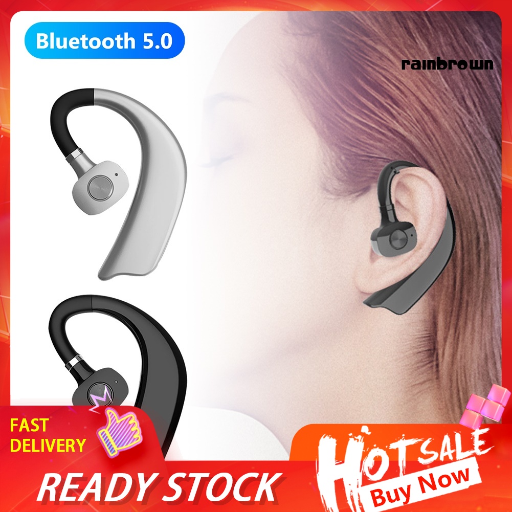 Set 1 Tai Nghe Bluetooth 5.0 Không Dây Có Móc Tai Chất Lượng Cao