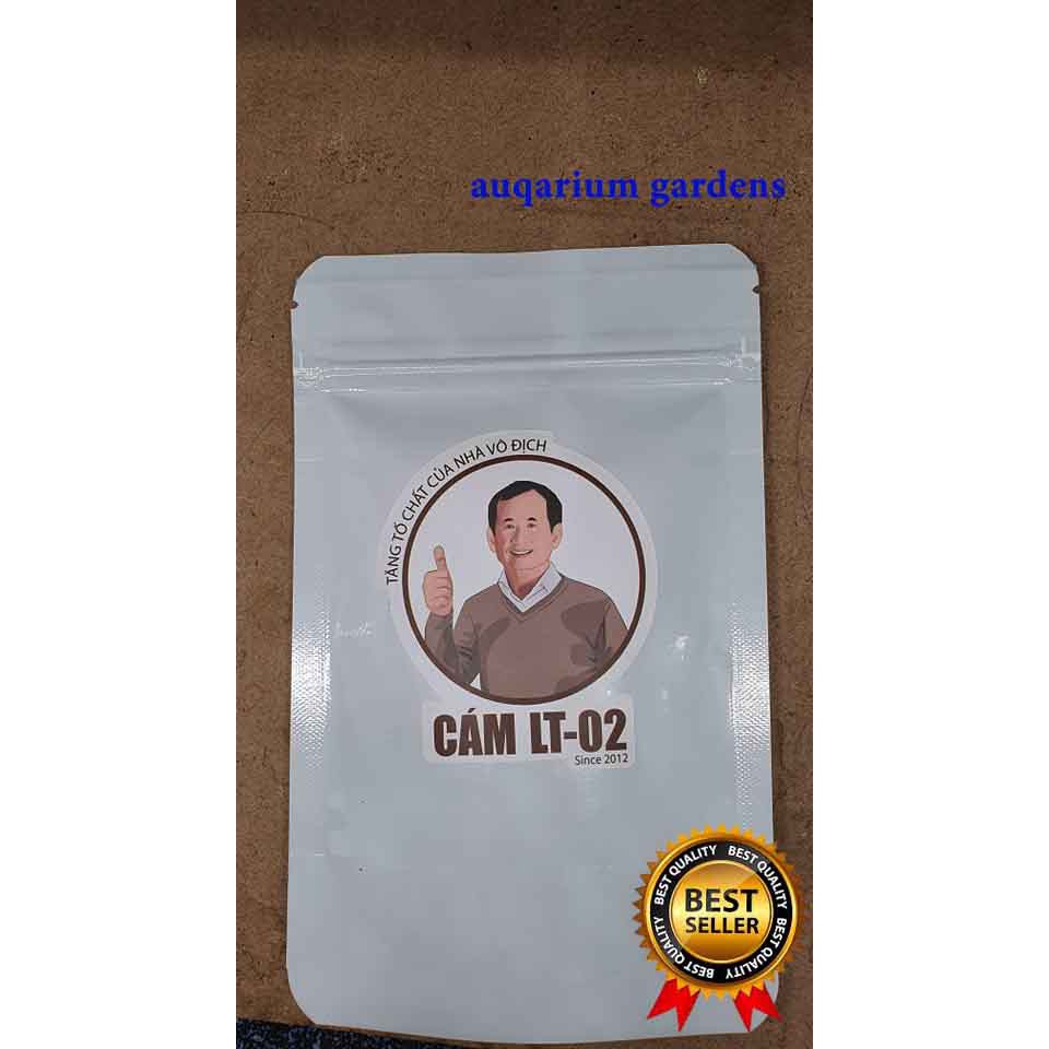 [Đại lý Uỷ Quyền-𝑭𝑹𝑬𝑬𝑺𝑯𝑰𝑷]✅Cám LT02✅,Thức ăn cho cá bảy màu đặt biệt gói 100g