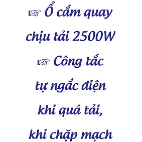 Ổ cắm điện VH (1 công tắc ) dây 3 mét - VL