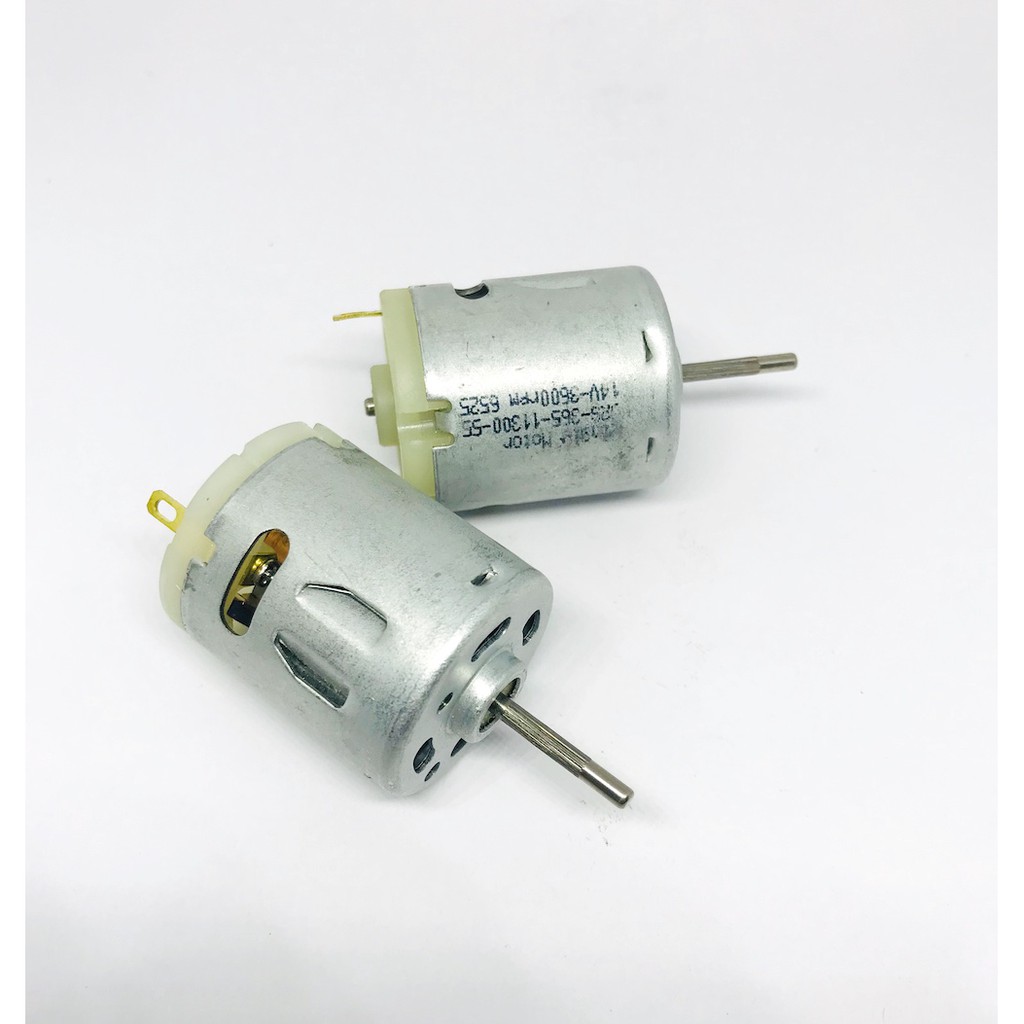 2 Động cơ motor mô tơ mini JRS 365 cực mạnh chạy êm 14-24VDC - 3600-6000rpm - LK0015-2