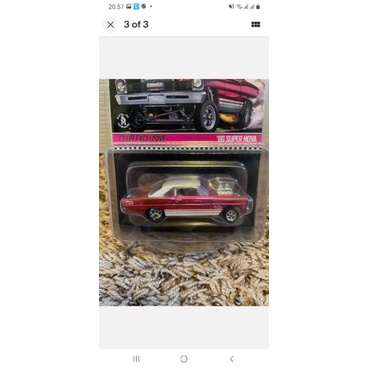 x Hot Wheels RLC 1966 Chevy super nova , hàng siêu hiếm