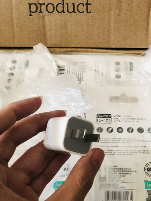 Củ sạc hoco UH102 Chính hãng bảo hành 12 tháng