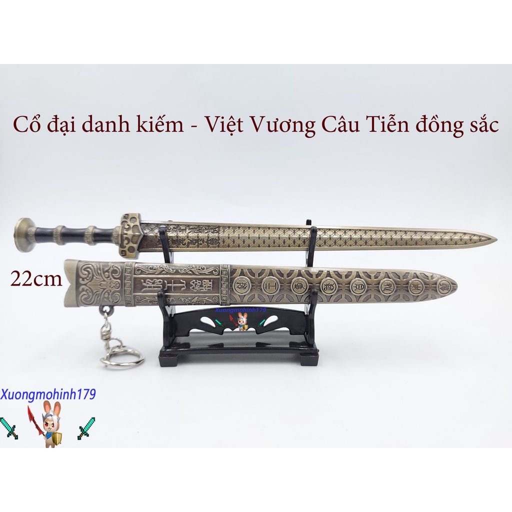 Mô hình Cổ đại danh kiếm - Việt Vương Câu Tiễn kiếm K 90