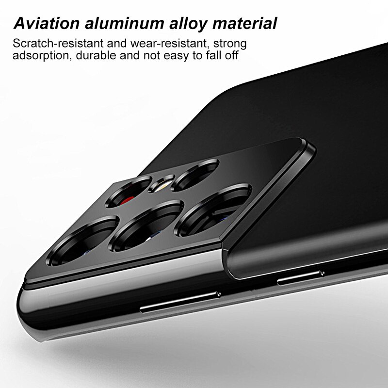 Viền Kim Loại Bảo Vệ Ống Kính Camera Sau Cho Samsung Galaxy S21 Plus S21 Ultra