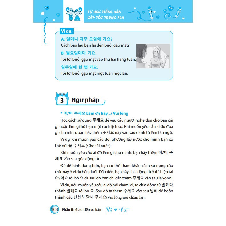 Sách - Tự học tiếng Hàn cấp tốc trong 24h(bìa mềm)