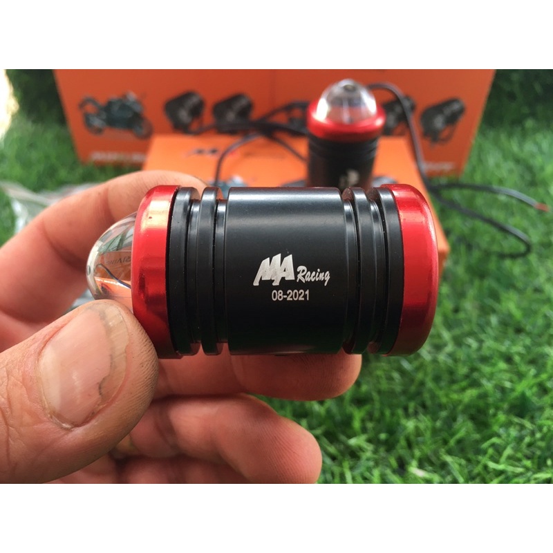 Trợ sáng mini 2 màu, viền đỏ siêu sáng