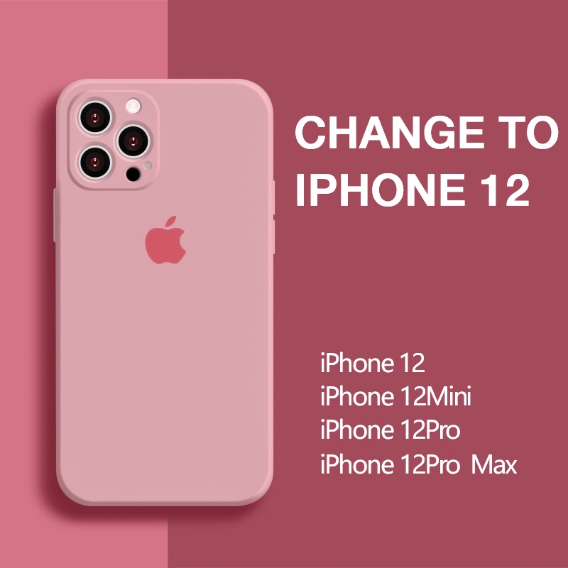 Ốp lưng iphone silicon cạnh vuông Táo lót nỉ 6/6plus/6s/6splus/7/7plus/8/8plus/x/xr/xs/11/12/pro/max/plus/promax - Awifi | BigBuy360 - bigbuy360.vn