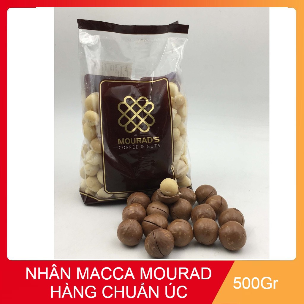 Nhân hạt Macca Úc hiệu Mourad’s Túi- 500g
