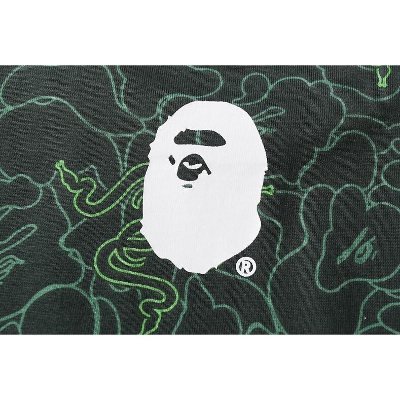 BAPE Mới Áo Thun Tay Ngắn In Hình Razer Cá Tính Cho Nam Nữ