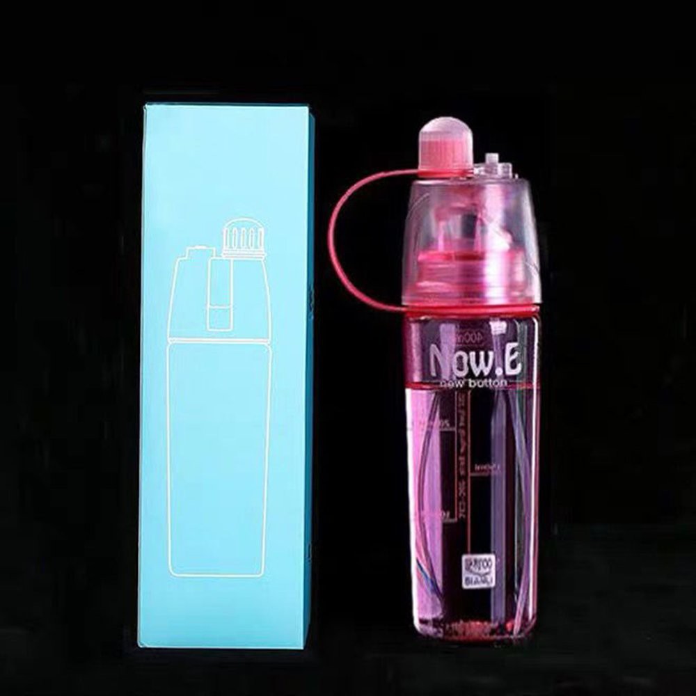 Bình nước thể thao 600ml ✅FREESHIP✅ Có vòi xịt phun nước, bình nước thể thao phun sương 2 trong 1