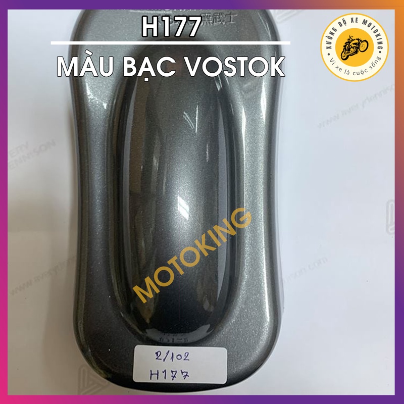 Sơn Samurai màu bạc Vostok H177 - chai sơn xịt chuyên dụng dành cho sơn xe máy