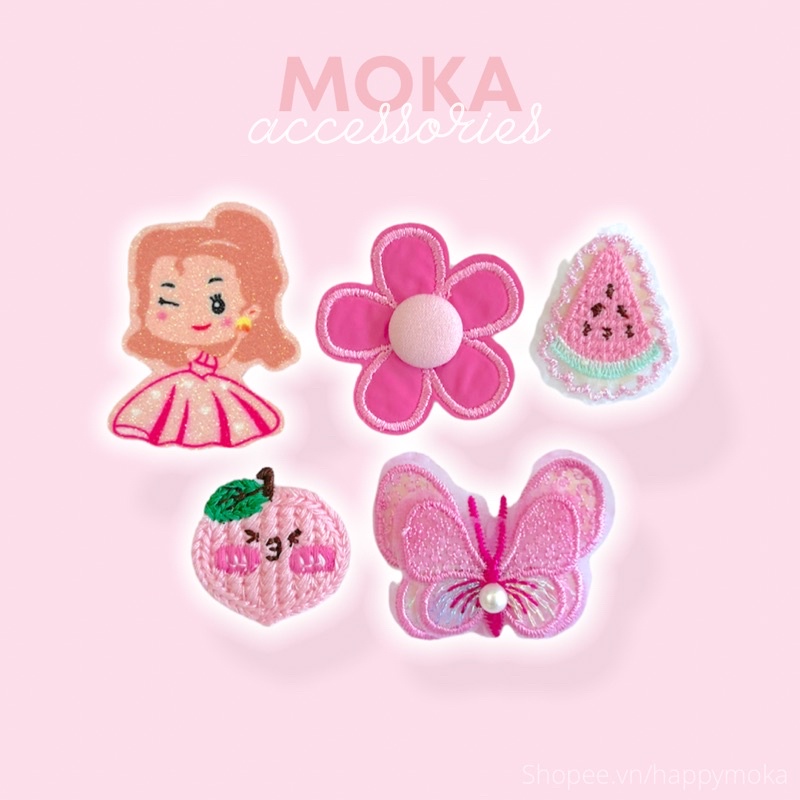 Set dán tóc cho bé mix mẫu mới Moka