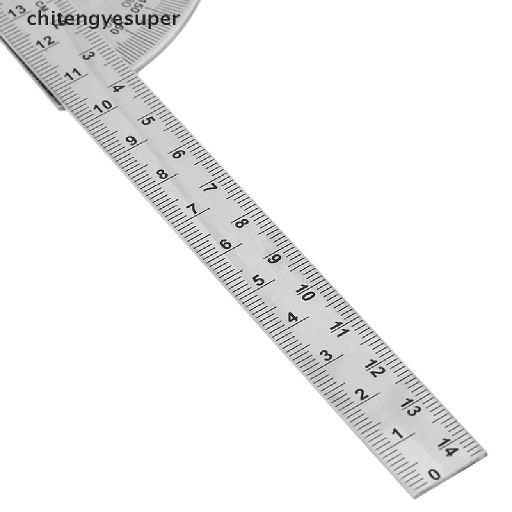 Thước đo góc đa năng 15cm 180 độ bằng thép không gỉ
