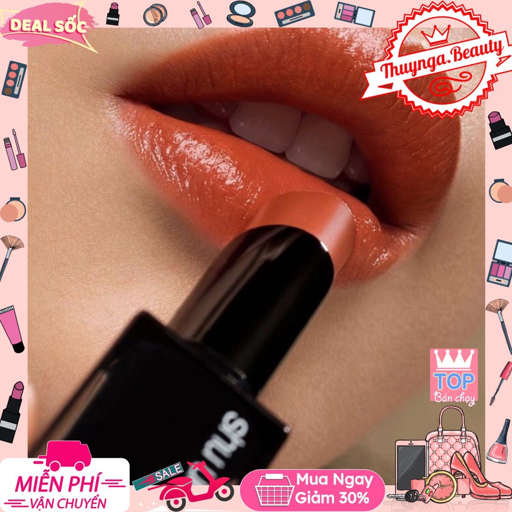 ❌ Son SHU UEMURA Màu Cam Cháy Có Dưỡng - Mã BG 950 #thuynga.beautyshop#❌CHÍNH HNAGX 100%❌