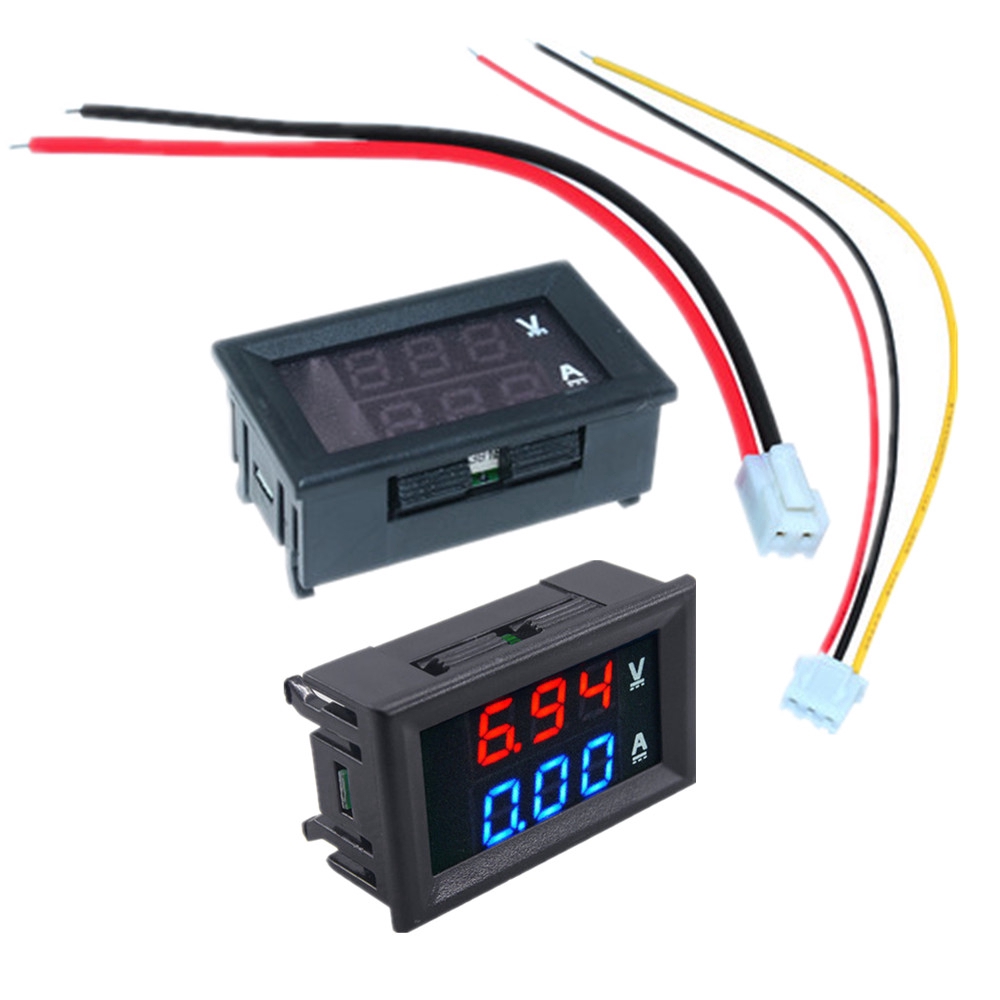 Vôn Kế Kỹ Thuật Số Mini DC 0-100V 10A 3Bit DC 100V 10A JP1 Chất Lượng Cao