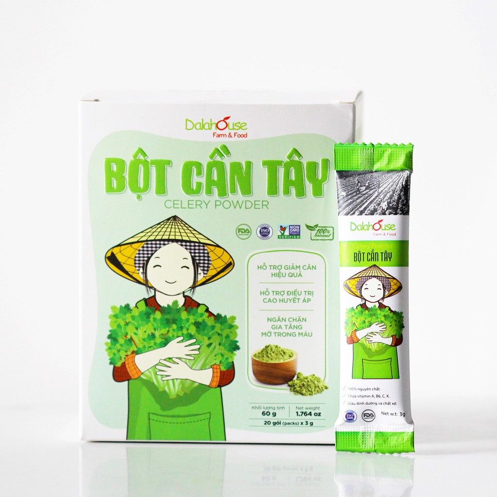 Bột Cần Tây 100% nguyên chất - Hộp 60gr | BigBuy360 - bigbuy360.vn