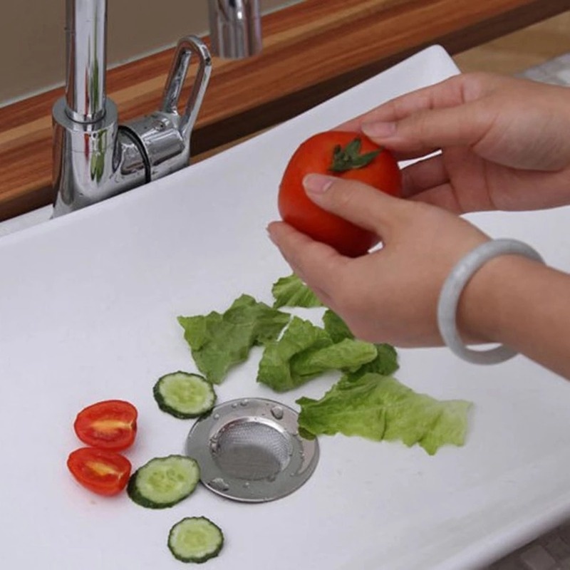 1 Dụng Cụ Lọc Rác Bồn Rửa Chén Bằng Thép Không Gỉ