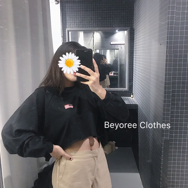 ⚫️ ÁO SWEATER CROPTOP - HÀNG CÓ SẴN | BigBuy360 - bigbuy360.vn