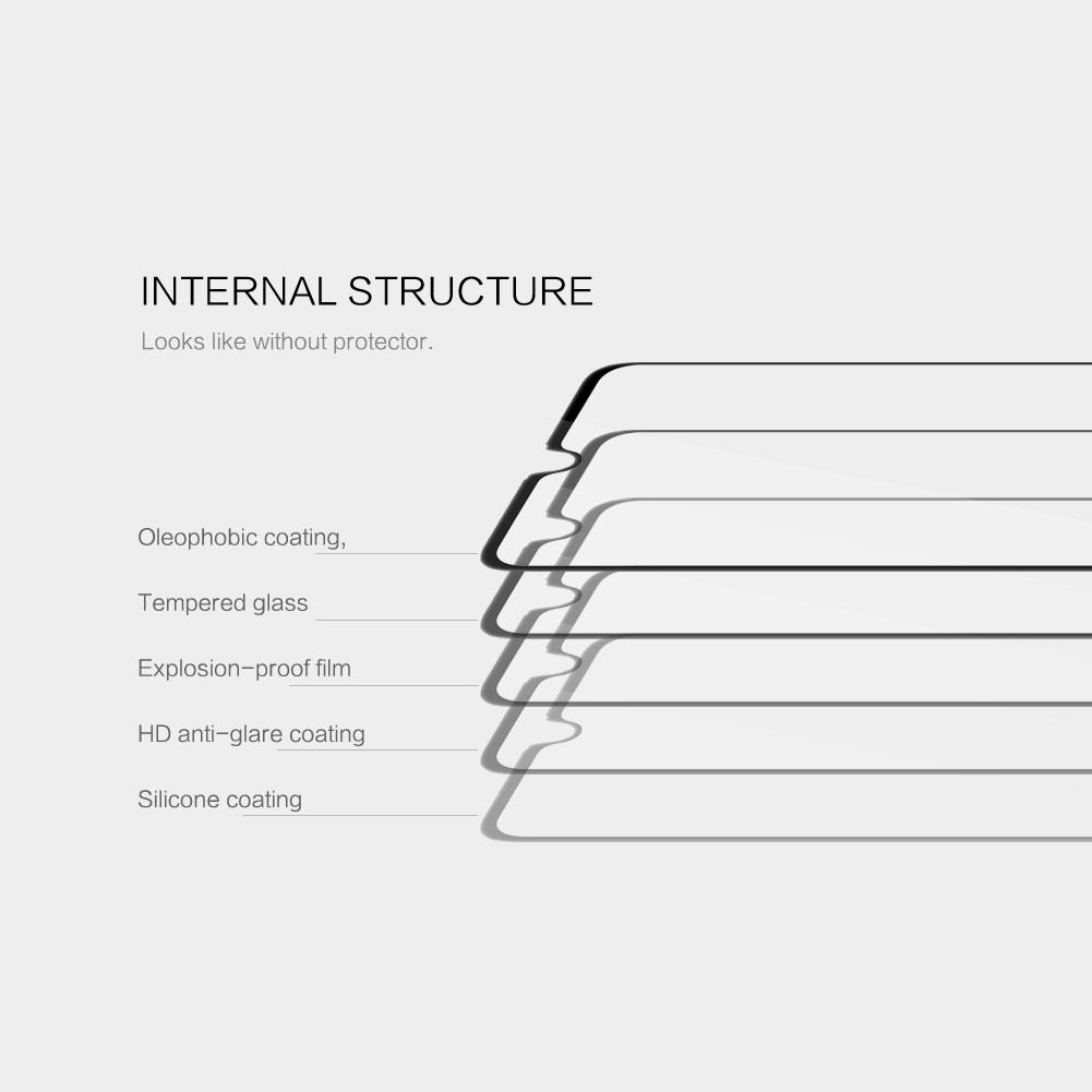 Kính Cường Lực NILLKIN 3D CP+ MAX Bảo Vệ Toàn Màn Hình Cho Huawei Mate 20