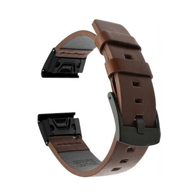 Dây đeo bằng da thật cho đồng hồ thông minh Garmin Fenix 6/6X/6S