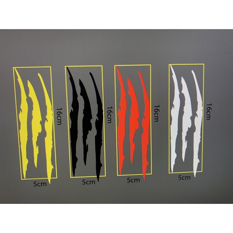 Combo 8 cái Tem logo dán xe vết cào