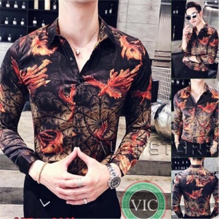 Sơ mi lụa nam 3d cực hót 2018