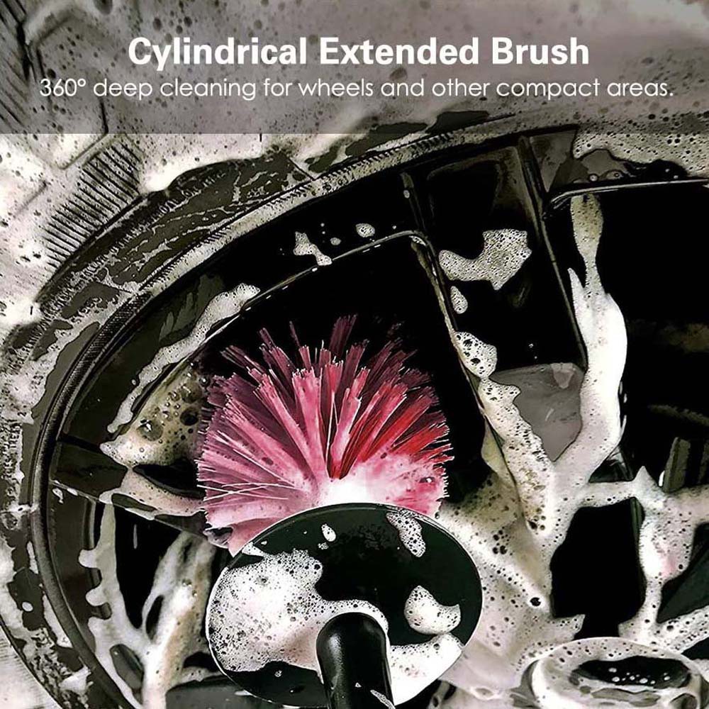 Cọ Vệ Sinh Lốp Xe Hơi / Xe Máy Có Tay Cầm Tiện Dụng