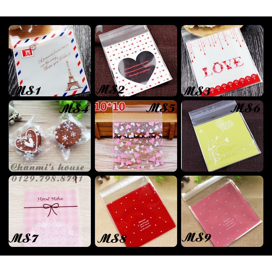 Túi bánh quy 10x10(100 túi)