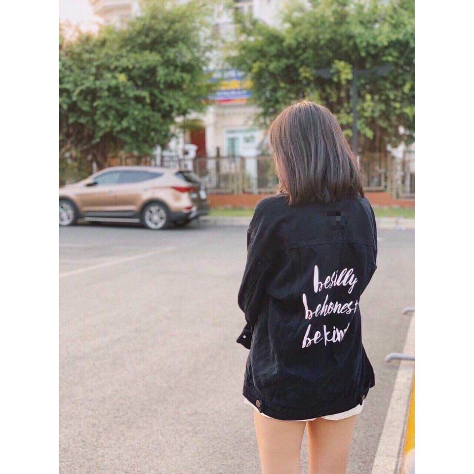 [Freeship] ÁO KHOÁC JEAN UNISEX NAM NỮ THỜI TRANG NOBLE PHONG CÁCH HÀN NB TN99