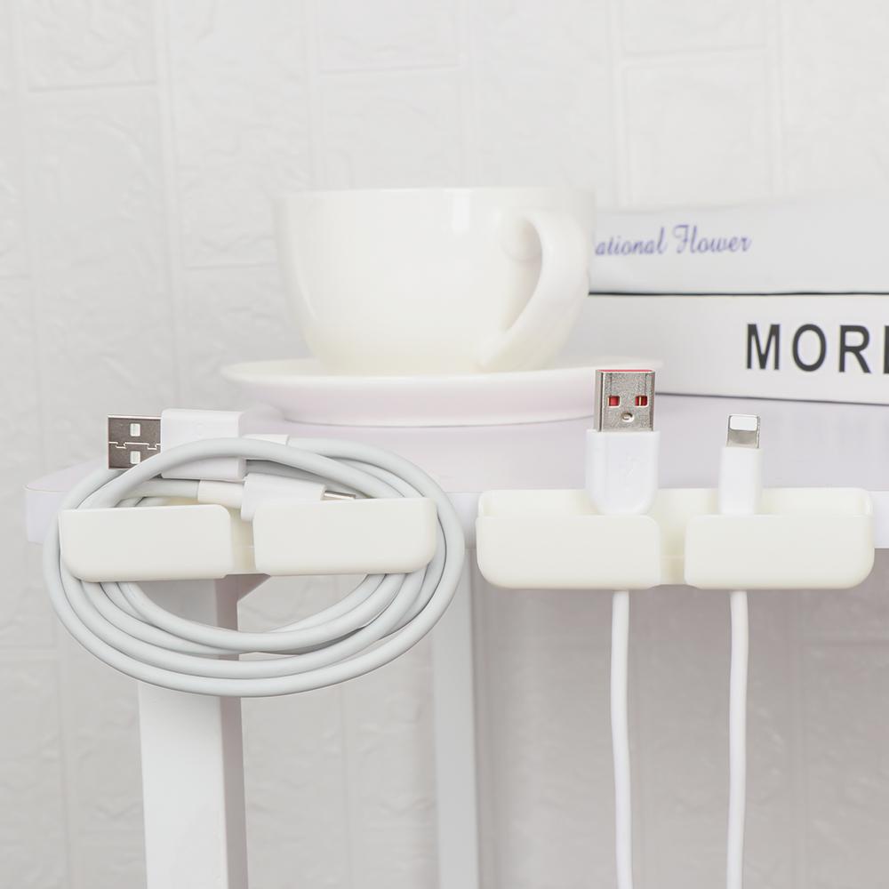 Bộ 3 Kẹp Cố Định Dây Cáp USB Tự Dính Mới