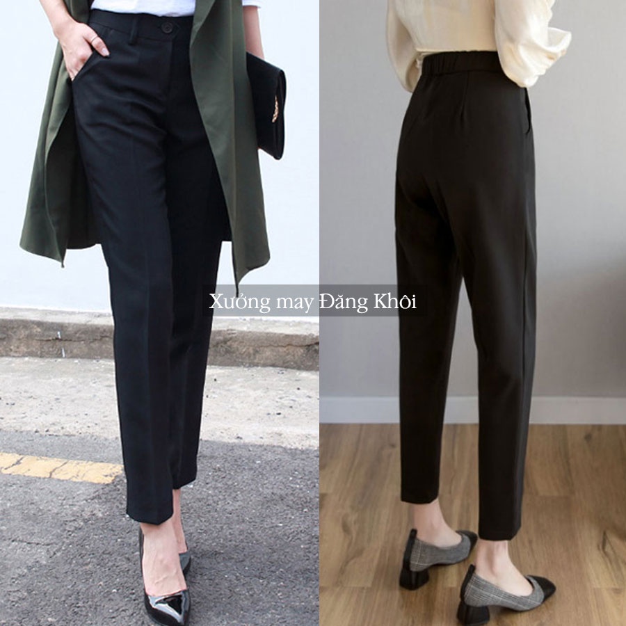Quần Tây Nữ Công Sở Baggy Lưng Chun B608