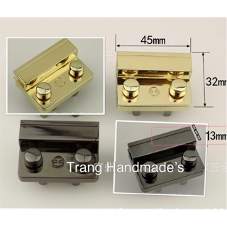 Khoá túi chốt bóp 4.5cm