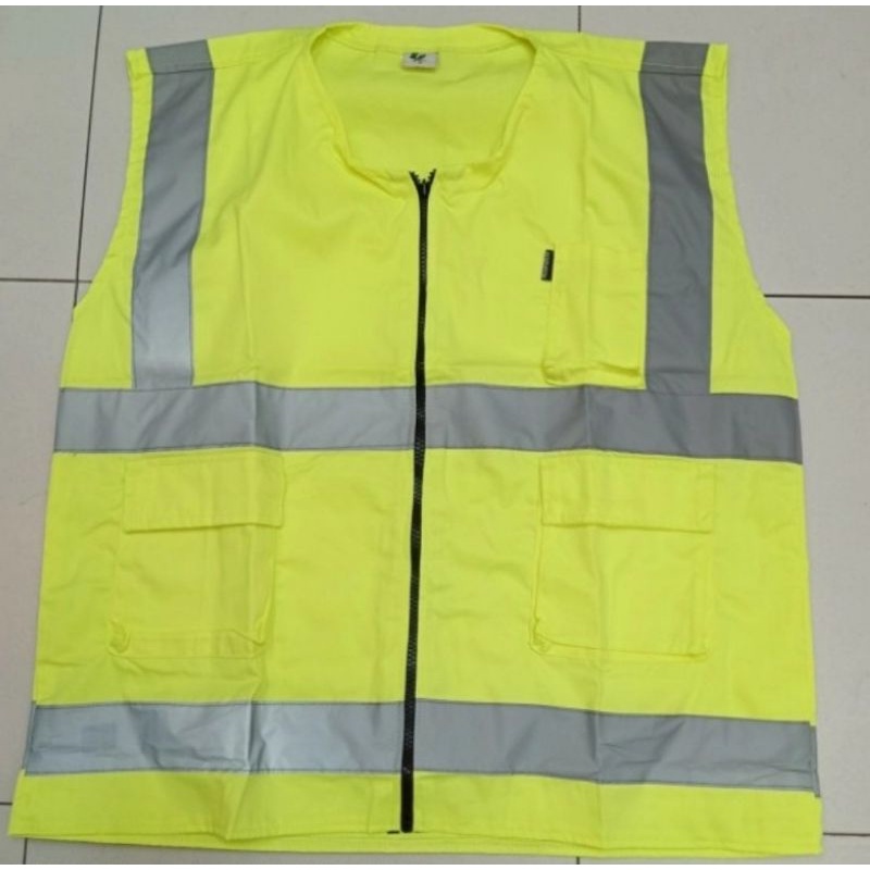 Áo Vest Chất Liệu Khoan Màu Xanh Lá Cây Làm Việc