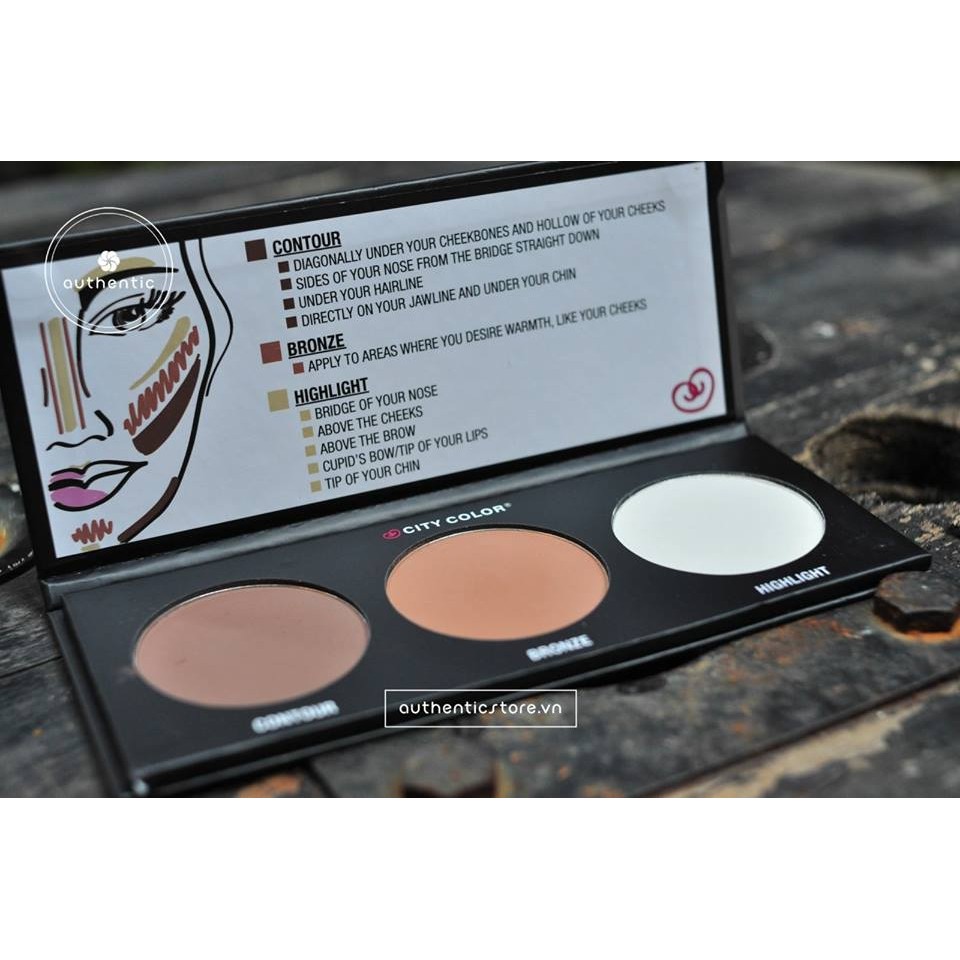 BẢNG PHẤN TẠO KHỐI CITY COLOR CONTOUR EFFECTS PALETTE | BigBuy360 - bigbuy360.vn