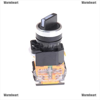 Warmheart 2 Position NO NC Maintained Select Selector Switch Rotary Switch LA38-11X2