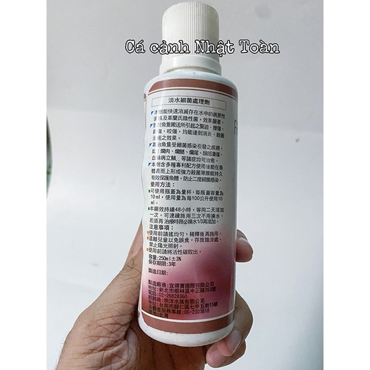 CÁC VẤN ĐỀ VỀ CÁ FRESHWATER BACTERIA MEDICATION ISTA SỐ 6 ĐÀI LOAN 250ML