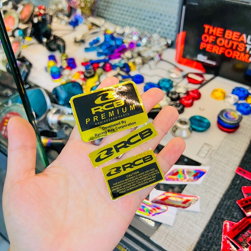 Tem Decal Sticker Logo Crom Dán phuộc RCB ✌🇻🇳