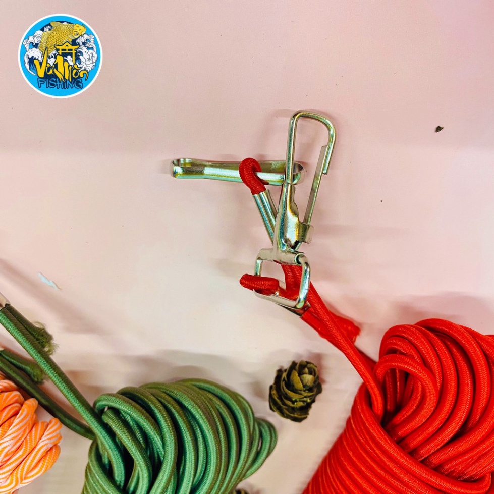 Dây Bảo Hiểm Cần Câu Tay Dã Ngoại Thun Co Giãn 10-20m- Vũ Môn Fishing