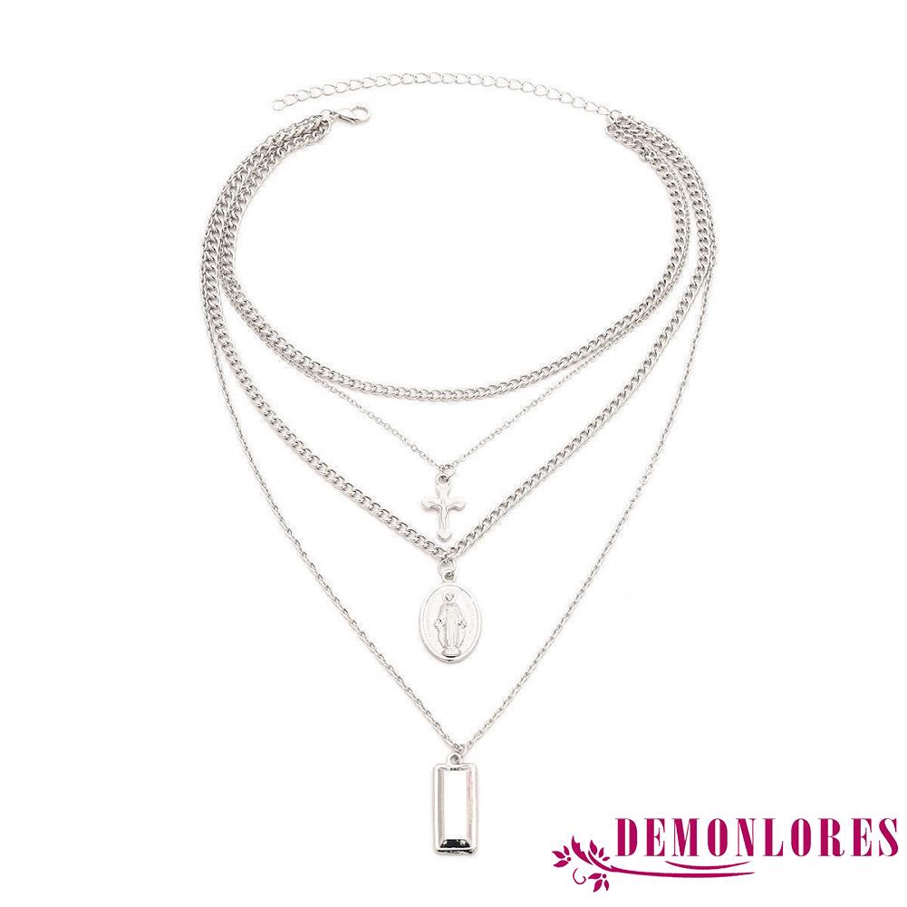 Dây chuyền mặt chữ thập bằng hợp kim thời trang