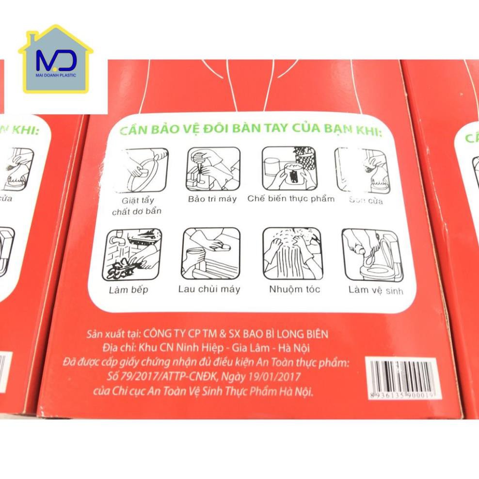 (hot) Set 50 đôi găng tay nilong dùng 1 lần ( 100 chiếc)