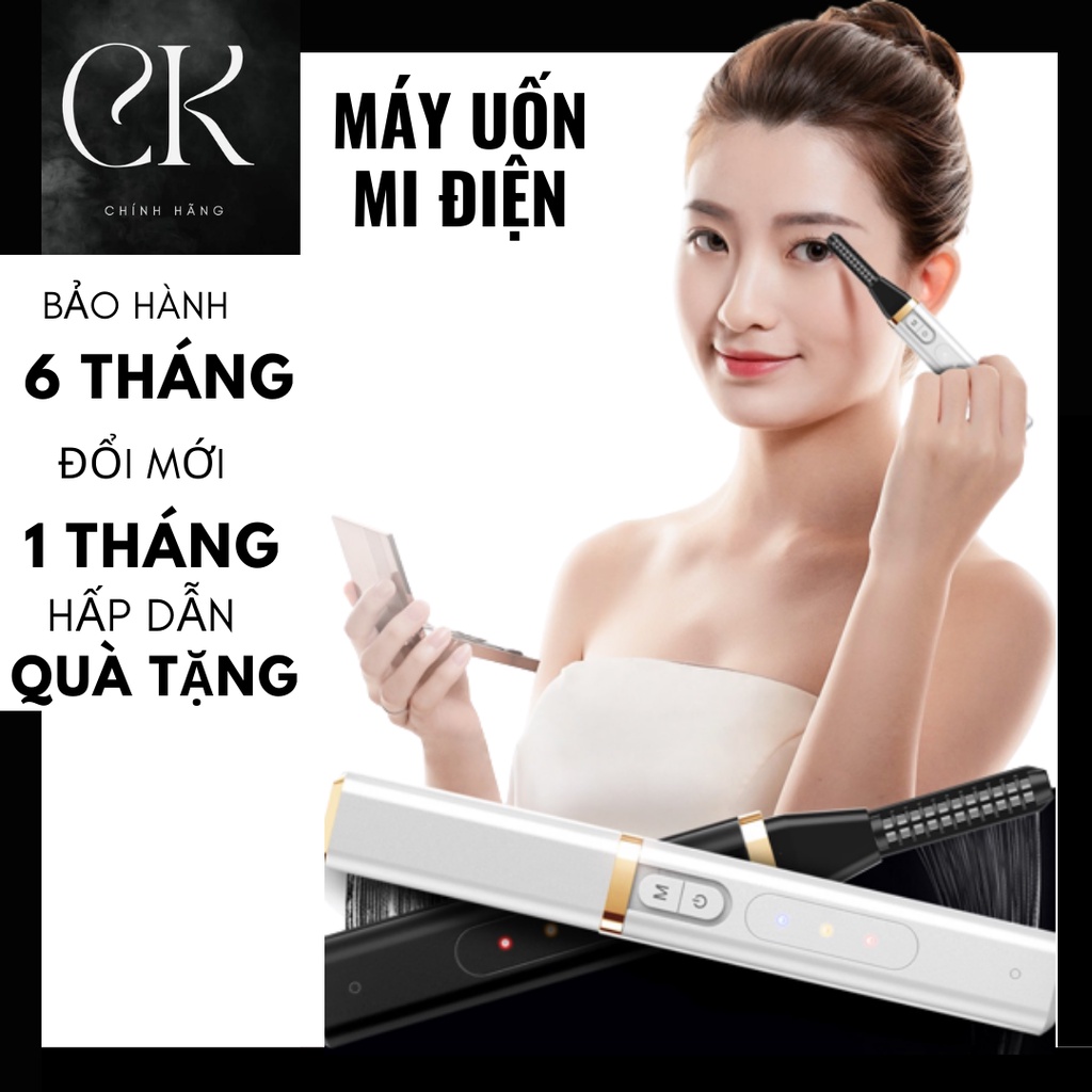 Máy uốn lông mi bằng nhiệt điện CK cao cấp chính hãng - dụng cụ trang điểm nữ cho mắt lông mi giá rẻ