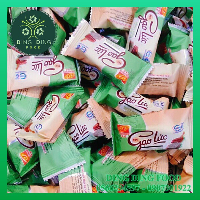 [1 TÚI] Kẹo Gạo Lức Rong Biển 200g Tân Huê Viên| Kẹo Dinh Dưỡng| Ăn Vặt| Đặc Sản Sóc Trăng - DING DING FOOD