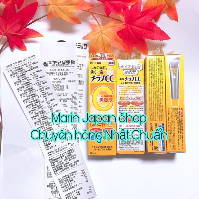 (Có video+Bill mua tại store) Serum Vitamin C Melano CC Rohto (Tinh Chất Đặc Hỗ Trợ Nám Mụn Cc Melano) | BigBuy360 - bigbuy360.vn